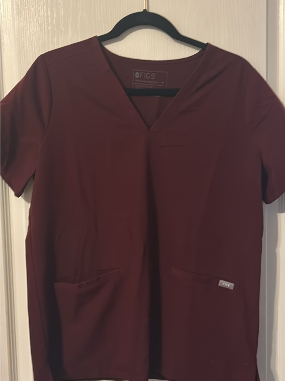 FIGS Medical Top in Burgundy
